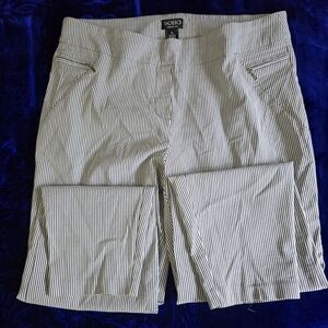 SOHO Striped Pants in Black and‎ White